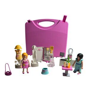 Vintage Playmobil City Life Take Along Dress Shop with carry case